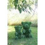 Image de Garden plush ours assis de face 50cm